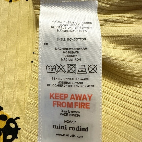 Mini Rodini | Ribbed Ladybug Dress (8-9 yrs) 🐞 - Picture 5 of 5